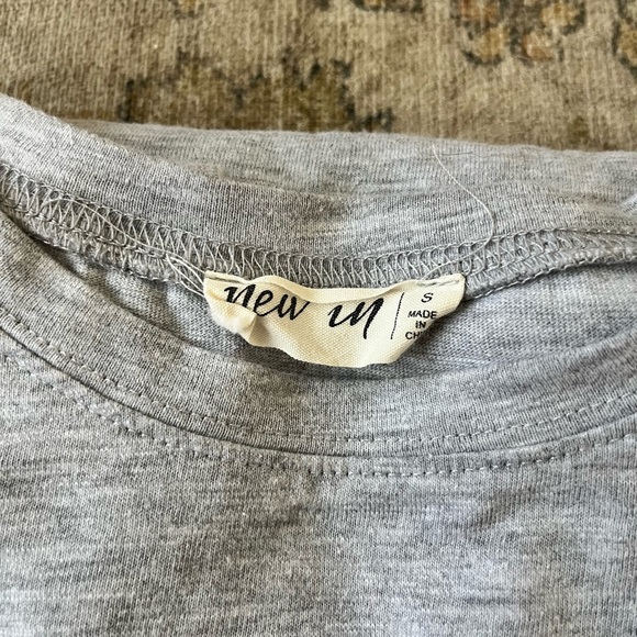 Gray Howdy T-Shirt Dress with Orange Cowboy Boot and Hat Design - Picture 2 of 7